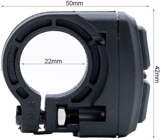Eco Turbo Single Dual Button Panel 1.5m Sm Connector
