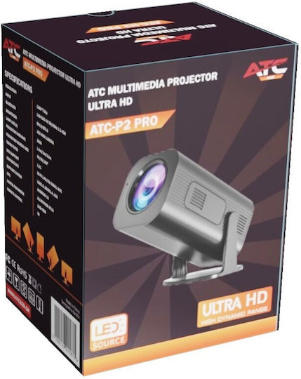 ATC P2 Pro Projector LCD HD LED Lamp with Wi-Fi ATC20.004.0007
