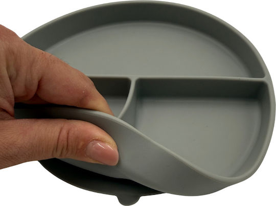 Excellent Houseware Παιδικό Πιάτο Φαγητού από Σιλικόνη