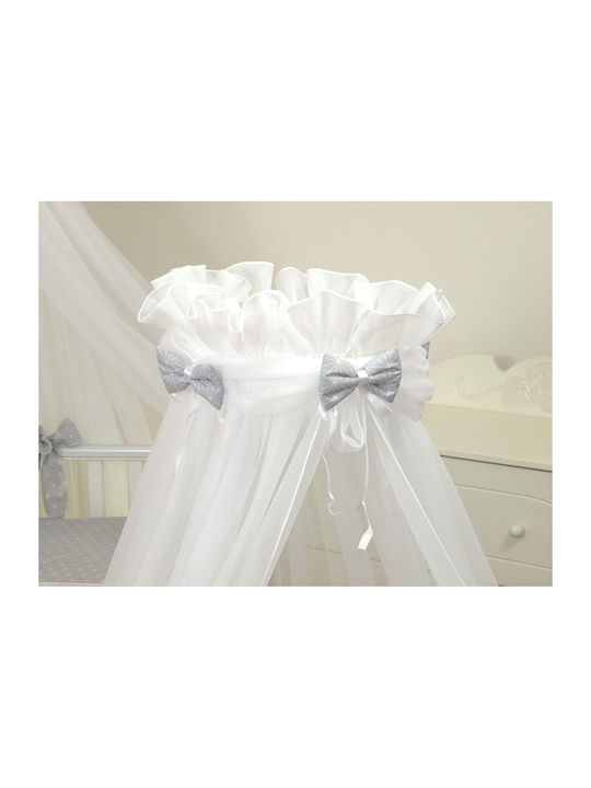 Amy Mosquito Net Room Sky Bunny Tulle 68775+s with Support Base Gray