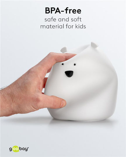 Goobay Led Kids Decorative Lamp with Design Projection White 16x11.1x11.1cm