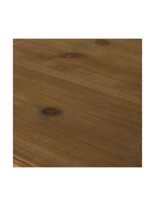 Atmosphera Σετ Διακοσμητικα Βάζα Ξύλινο Λευκά 35x35xΥ46.5cm 3τμχ
