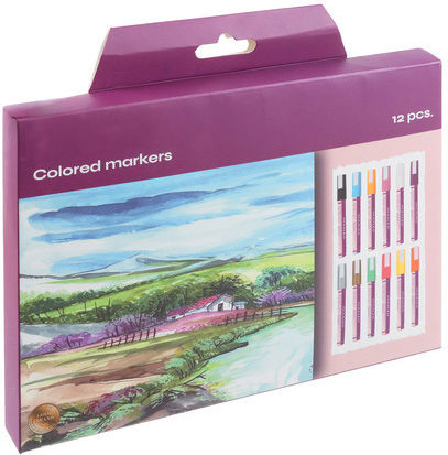 Acrylmarker 4mm Multicolor 12Stück