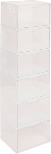 5Five Kunststoff Aufbewahrungsbox für Schuhe 33x27x21.5cm 1Stück