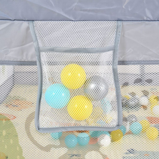 Moni Gamezone Parc Cu Saltea Gri 180x200cm