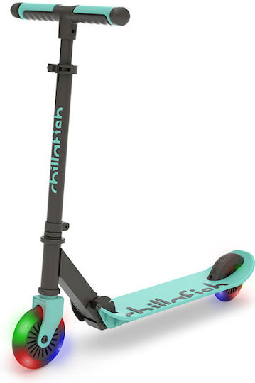 Chillafish Kids Scooter Foldable Flexxi Glow 2-Wheel for 5+ Years Mint