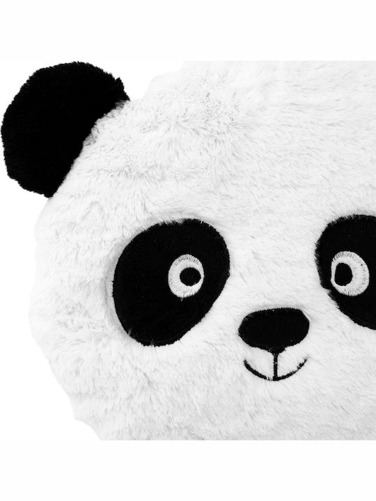 Atmosphera Rundes Kinder Wurfkissen Panda Weiß Φ27cm