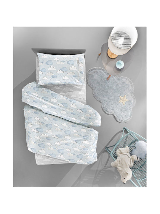 Guy Laroche Σετ Παιδική Παπλωματοθήκη Μονή Light Blue Guy Laroche Σετ Παιδική Παπλωματοθήκη Μονή Light Blue