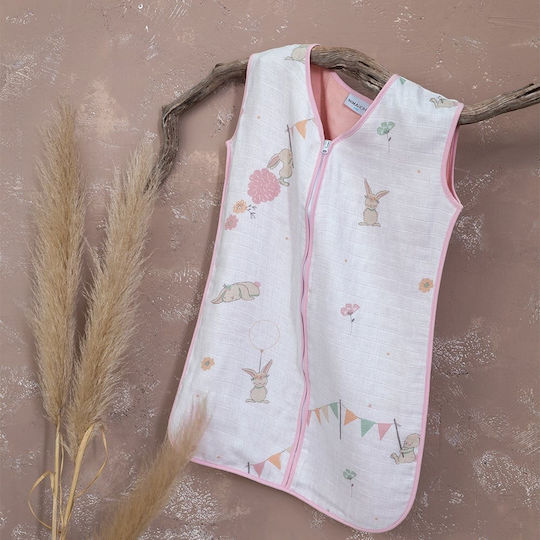 Nima Summer Sleeping Bag Bunny Love Pink