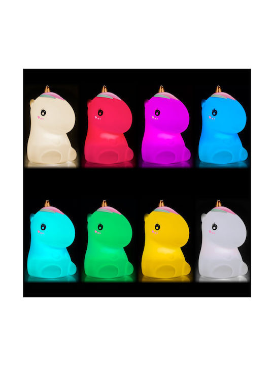 Goobay Nursery Night Light LED Unicorn Battery White Warm with Sensor