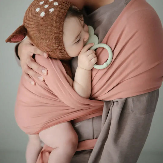 Mushie Wrap Carrier Red with Maximum Weight 15kg