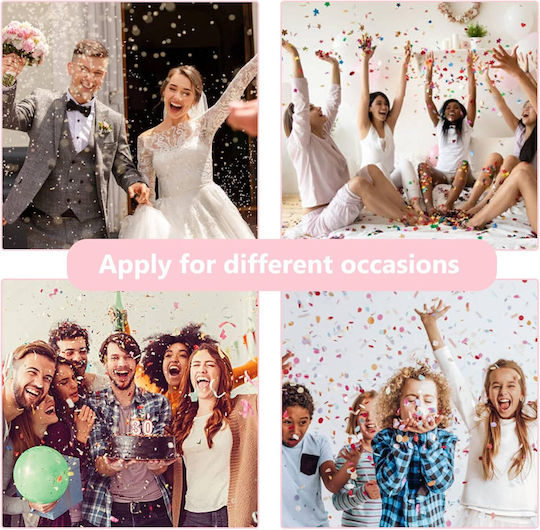 Wedding Confetti Cannon White