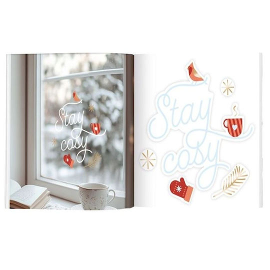 Reusable Christmas Window Stickers Moses