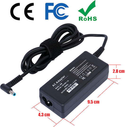 Захранващ адаптер за лаптоп HP HQ-TRE 71025 H6Y88AA 15-BW009NV 741727-001 7265 Зарядно устройство за лаптоп OEM Високо качество Код 60082