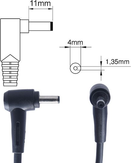 Laptop Power Adapter Charger Asus Vivobook X540u Q200 S200e X102 F102 Pa-1650-78 Adp-65gd B 19v 3.42a 65w 4.0mm*1.35mm Notebook Charger Code 60276