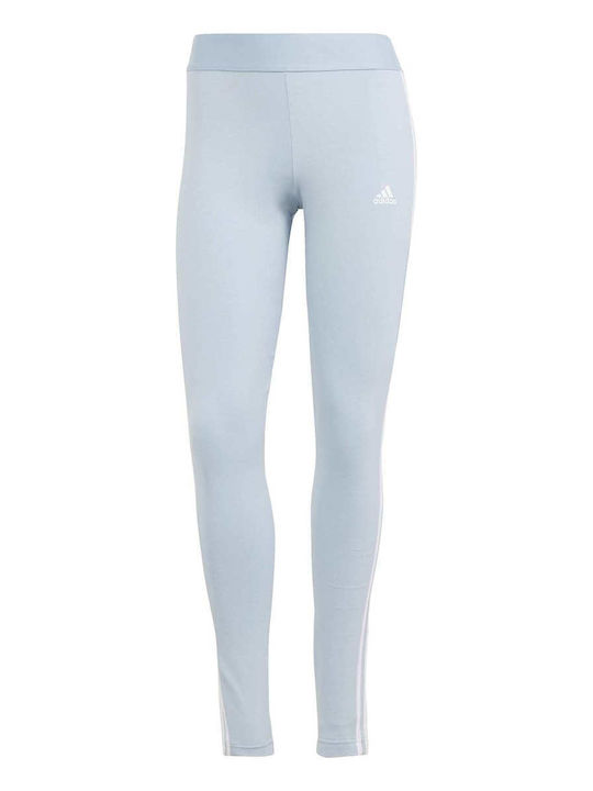 Essentials 3stripes Training Γυναικείο Μακρύ Κολάν Μπλε