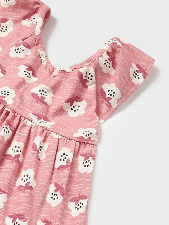 Mädchenkleid Ärmellos Set aus 2 mit Zubehör Rosa