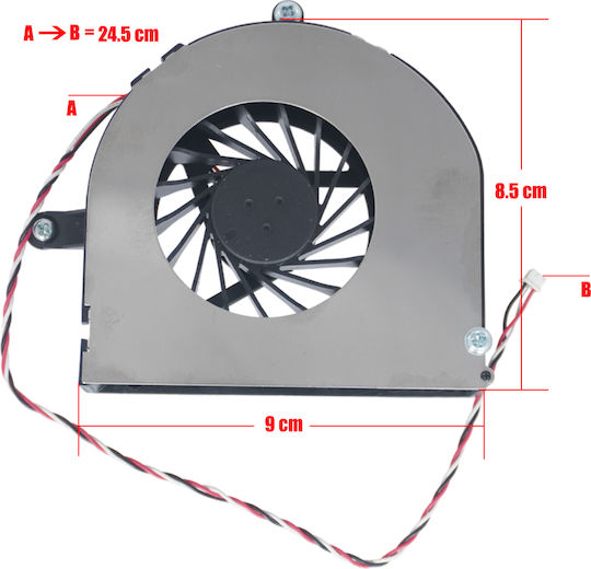 Laptop CPU Cooling Fan Toshiba Qosmio X300 X305 X300-11s X300-11w X300-12w X300-13w X305-q705 X300-12h X300-16c X300-16d X305-q701 3pin Code 81033