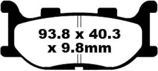 Τακακια Ebc Mt03 06-12/fz6 04-07/tmax500 04-07 Εμπρος Fa 199 Hh