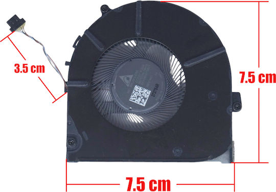 Laptop CPU Cooling Fan for HP Probook X360 435 G7 G8 G9 6h021pa 6m0p6pa Nd75c44 Pb360435g7 6033b0079701 M03432-001 4pin Code 81461