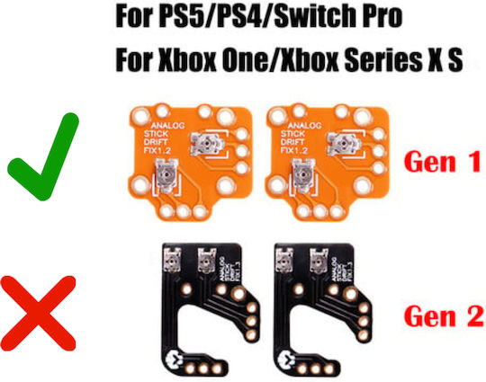 Placă De Control Centrare Joystick-urilor Analogice Pcb Controller Reparare Drift Analog 1.2 Pentru Controlere Ps5 Ps4 Ps3 Xbox One Series S X Nintendo Switch Gen 1 Cod 1-game193
