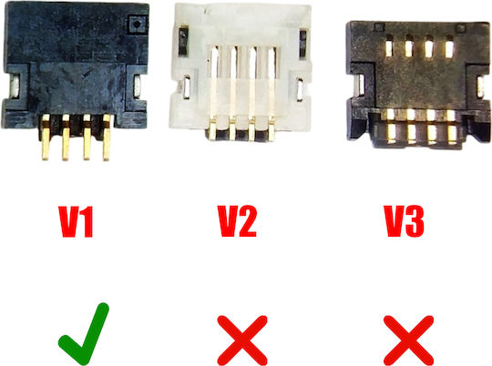 Touch Screen Backlight Connector 4 Pin V1 Nintendo Κωδ.1-game203