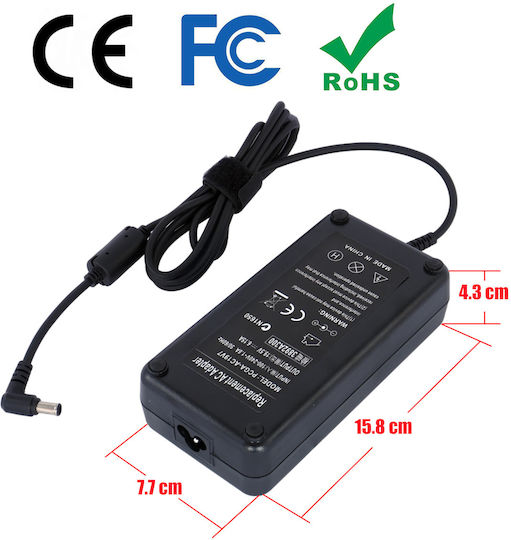 Laptop Power Supply AC Adapter Charger Sony PCGA-AC19V7 19.5V 6.15A 120W ADP-120MB 147803733 Laptop Notebook Charger OEM Code 60168