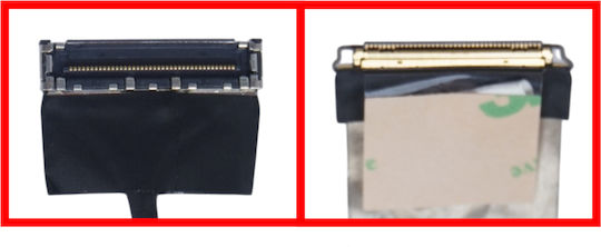 Flex Video Screen LCD Cable for Laptop HP Pavilion Plus 14 14-eh1002la 80s50la 14-eh0021tu 9z401p8q 460.0rb06.0001 N10432-001 eDP 40pins Monitor Cable Code 1-flex1741