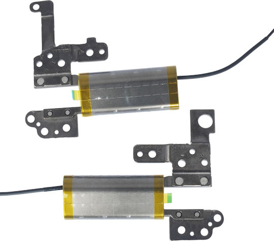 Hinges Bracket Set Laptop Lenovo Yoga 7-14itl5 82bh 82bh0006us 82bh00dmus 5h50s28981 5h50s28982 5h50s29023 Am1rw000910 Am1rw000400 Left & Right No Brackets Silver Code 1-hng0695