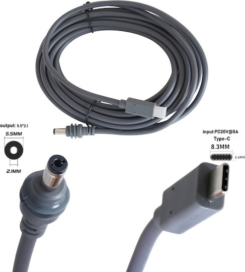 Mini 100w Usb Type-c Cable DC - DC (1-PER0099) 1pcs