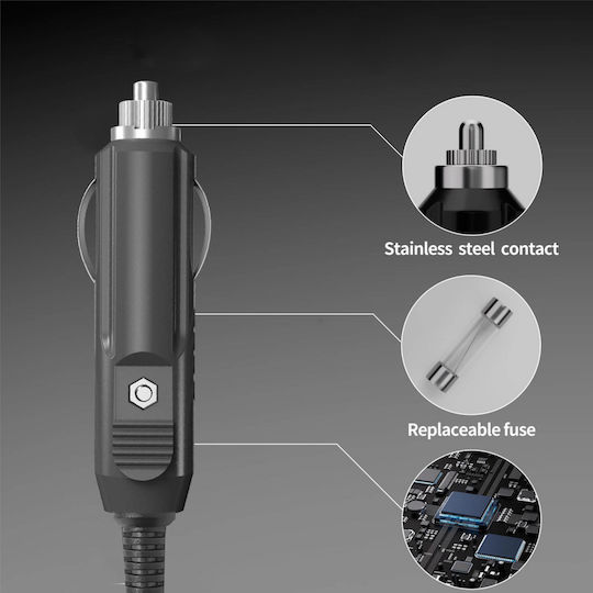 Καλώδιο Φόρτισης Charging Dc Power Waterproof Cable 12v-24v Car Charger Starlink Mini 9.84ft/3m 5.5mm*2.1mm Κωδ.1-per0123