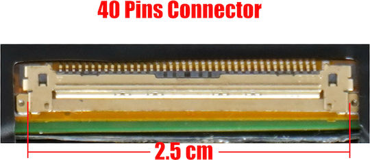 Οθόνη 11.6" Touch / IPS / LED / 60Hz 1366x768 Glossy 40 Pin για Laptop Dell Chromebook 11 3100 2-in-1 1-SCR0653