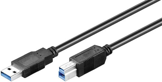 Goobay USB 3.0 Kabel USB-A-Stecker - USB-B-Stecker Schwarz 0.5m 95722