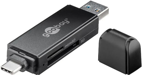 Goobay Card Reader USB 3.0 Type-C για SD/microSD