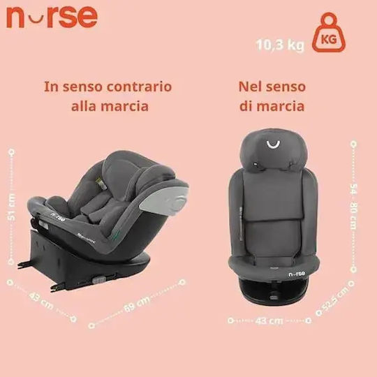 Jane Spark Scaun Auto pentru Copii i-Size cu Isofix Tormenta
