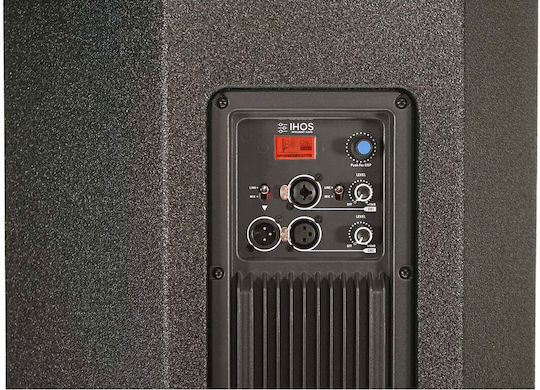 Ihos IOS 12A DSP L005670 Active Speaker PA 1000W with Woofer 12" 36x35.4x63cm.