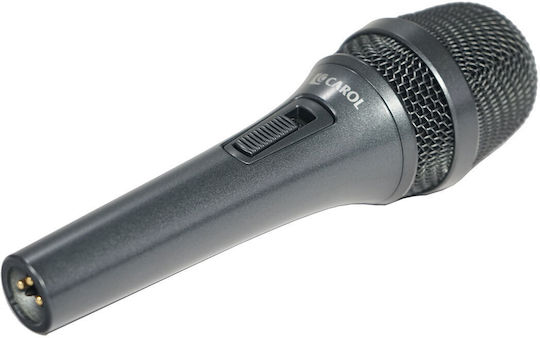 Ihos AC-900S Δυναμικό Μικρόφωνο XLR Χειρός για Φωνητικά σε Γκρι Χρώμα