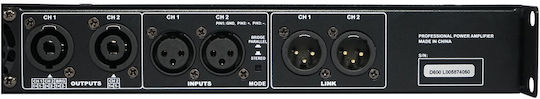 Ihos D-600 Τελικός Ενισχυτής PA 2 Καναλιών 1200W/4Ω 600W/8Ω