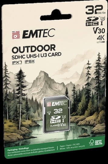 Emtec microSDHC 32GB U1 V30 UHS-I 100MB/s