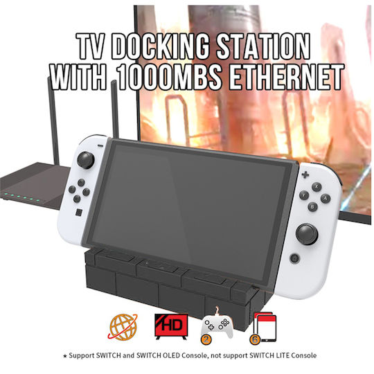 Βάση για Switch / Switch OLED Μαύρη 1-GAME010