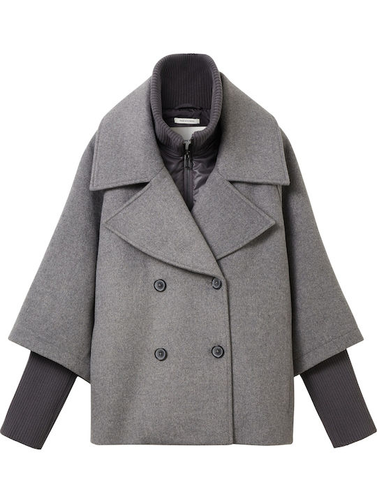 Damen Gray Cape Oversized