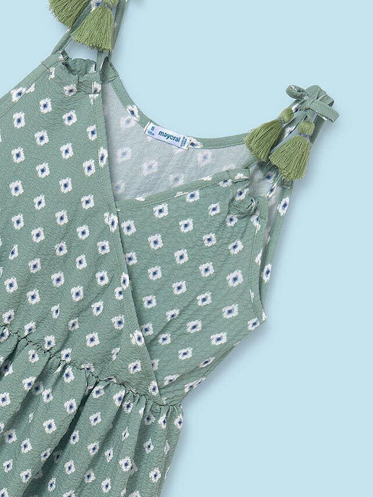 Kinderkleid Ärmellos Bay Leaf Mint
