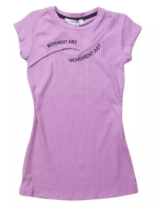 Children's Dress Short Sleeve Lilac (lilac)