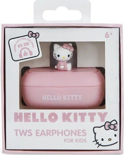 OTL Hello Kitty 3D Character In ear Bluetooth хендсфри Слушалки с Кутийка за Зареждане Розов