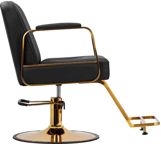Scaun de coafură Gabbiano Acri Gold – Negru