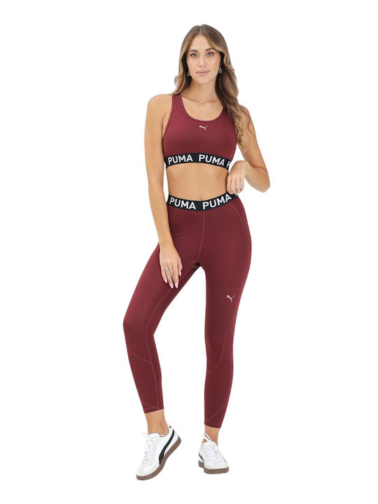 W Strong Schulung Frauen Lang Leggings Hochgeschnitten Colorblock