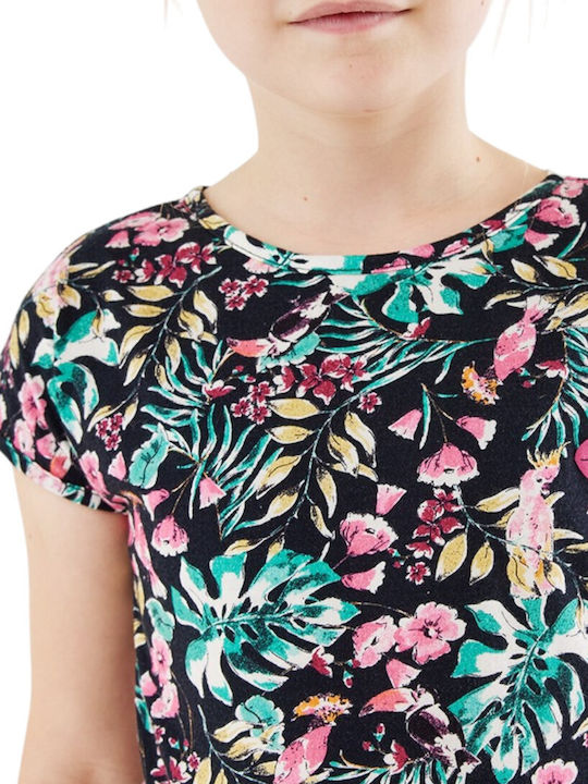 Children's Dress Short Sleeve Floral Multicolour