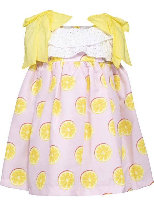 Mädchenkleid Ärmellos Rosa