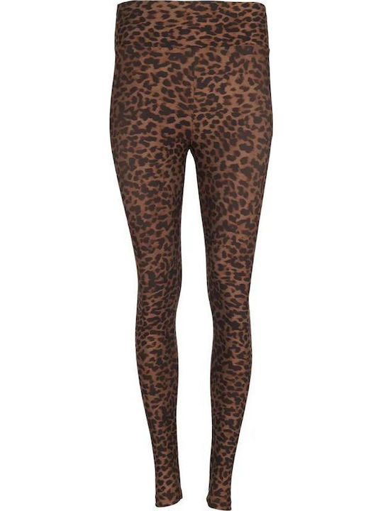 Women's Training Legging High Waisted Brown