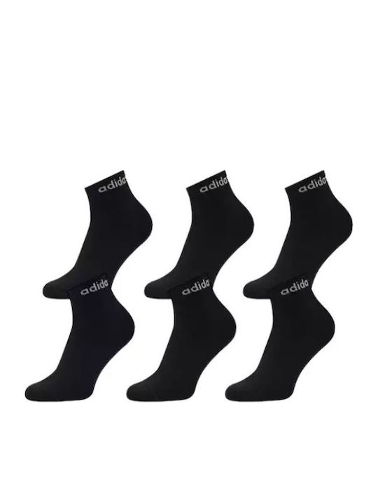 adidas Performance Κάλτσες Μαύρες 3Pack